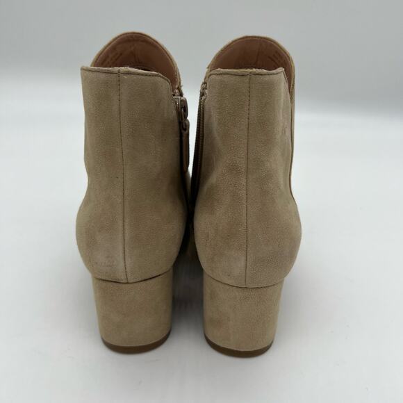 Cole Haan Elyse Bootie Chelsea Ankle Boot Women’s Size 7.5 Cream Suede Fall - Picture 6 of 12